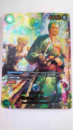 One Piece Roronoa Zoro PRB02-006 (SP) - The Azure Sea’s Seven OP-14 - Image 2