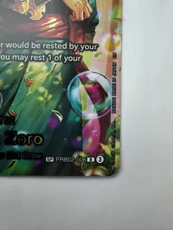 One Piece Roronoa Zoro PRB02-006 (SP) - The Azure Sea’s Seven OP-14 - Image 4