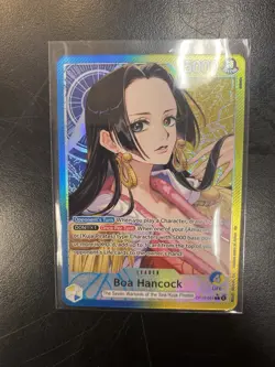 Boa Hancock- OP14-041 (Alternate Art Leader) One Piece - Azure Sea's Seven Foil - Image 1