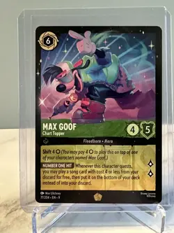 Disney Lorcana Max Goof - Chart Topper EN-9 77/204 Legendary - Image 1