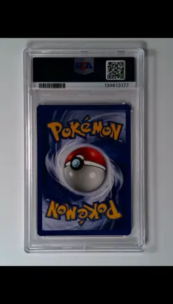 1999 Pokemon Fossil Unlimited 10/62 Holo Lapras PSA Grade 7 NM Near Mint - Image 2