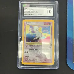 2000 Pokemon League Mew - Black Star Promo Holo Foil #9 - CGC 10 Gem Mint - Image 1