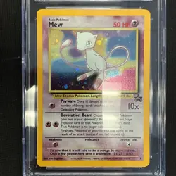 2000 Pokemon League Mew - Black Star Promo Holo Foil #9 - CGC 10 Gem Mint - Image 3