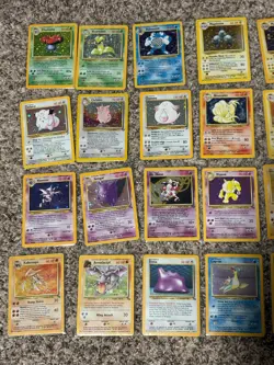 Vintage Holo Rare Pokemon Card Lot WOTC 1999 Base Set, Jungle, Fossil - LP/MP/HP - Image 2