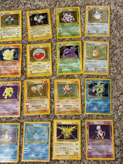 Vintage Holo Rare Pokemon Card Lot WOTC 1999 Base Set, Jungle, Fossil - LP/MP/HP - Image 3
