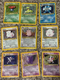 Vintage Holo Rare Pokemon Card Lot WOTC 1999 Base Set, Jungle, Fossil - LP/MP/HP - Image 4