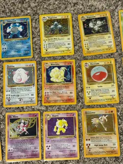 Vintage Holo Rare Pokemon Card Lot WOTC 1999 Base Set, Jungle, Fossil - LP/MP/HP - Image 5