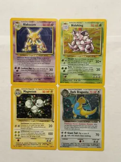 Pokemon TCG WOTC Vintage Holo 4 Card Lot - Image 1