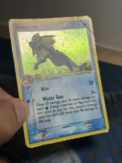 Vaporeon 6/17 Pop Series 3 Holo Rare Promo 2006 Vintage Pokemon TCG Card HP - Image 4
