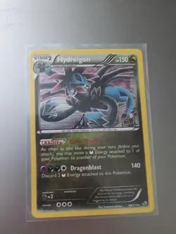 Pokemon Hydreigon 99/113 Holo Rare Legendary Treasures Card - Image 1
