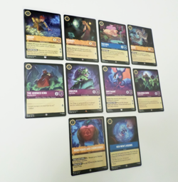 Disney Lorcana Theme Lot - The Black Cauldron Theme Lot of 10 Cards - Image 2