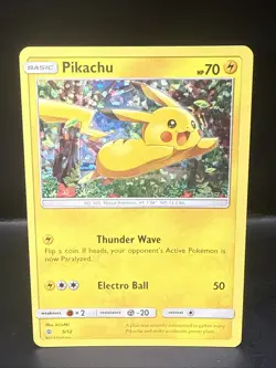 Pokemon Pikachu TCG Holo Card McDonald's Promo 5/12 B - Image 2