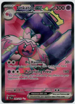 Tinkaton EX 240/193 Paldea Evolved Full Art Rare Pokemon card TCG Near Mint - Image 1
