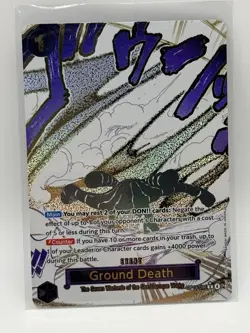 Ground Death Alt Art OP14-096 The Azure Sea's Seven. Event Manga One Piece Card - Image 1