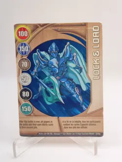 Bakugan Battle Brawlers Lock & Load Metal Gate Card 18/48c BA261 HP - Image 1
