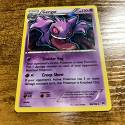 Pokemon Gengar Holo Rare TCG Card 60/162 XY Breakthrough - Image 1