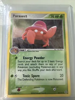 Pokemon Card - Parasect EX FireRed & LeafGreen 43/112 Reverse HOLO Vintage - Image 1