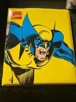 1994 Marvel Comics Wolverine X-Men Collector's Trading Card Binder Album Vintage - Image 1