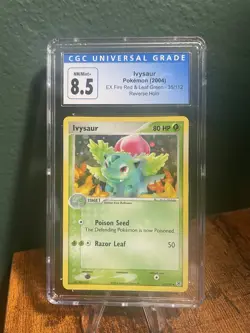 Pokemon Card Ivysaur EX Fire Red & Leaf Green 35/112 Reverse Holo CGC 8.5 - Image 1