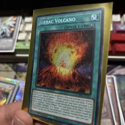 Yu-Gi-Oh! Jurrac Volcano 1st Edition Secret Rare Card BLMM-EN019 NM - Image 3