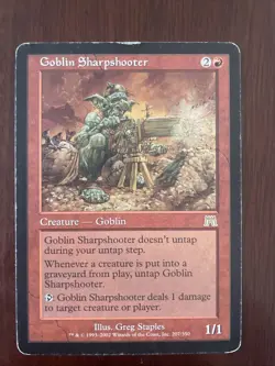 Goblin Sharpshooter Onslaught Regular Card #207 Greg Staples 2002 - Image 1