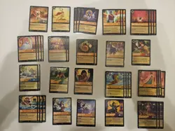 Disney Lorcana Huge Lot Of Rares And Super Rares. 237 Cards Total - Image 1