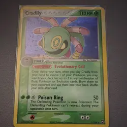Pokemon TCG Cradily Power Keepers Holo Rare 7/108 Stage 2 110 HP 2007 Card - Image 1