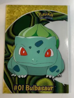 2000 Topps Pokemon TV Animation Series 2 #PC2 Bulbasaur Clear Card (B) - Image 1