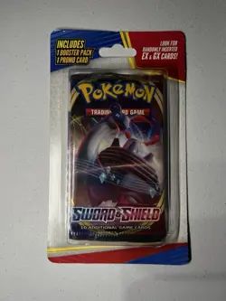 Pokemon Sword & Shield Booster Pack with PROMO CARD MJ Holdings Blister New - Image 1
