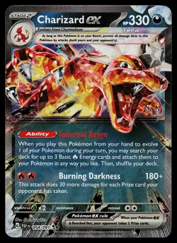 Pokemon Card - Charizard ex Paldean Fates 054/091 Holo - Image 1