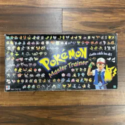 Hasbro Pokemon Master Trainer Game Board 1999 Edition Near Complete Needs Dice - Image 2