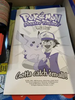 Hasbro Pokemon Master Trainer Board Game Complete - Image 5