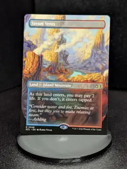 Steam Vents (Borderless) Lorwyn Eclipsed Regular NM MTG - Image 1