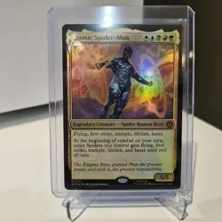 Cosmic Spider-Man 127- Spider-Man Magic The Gathering ( Foil ) - Image 1