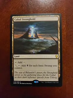MTG Dominaria United Cabal Stronghold Near Mint Normal A - Image 1