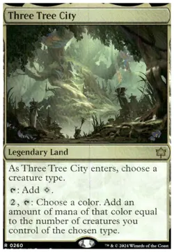 MTG BLOOMBURROW Three Tree City Bloomburrow Foil 260 - Image 1