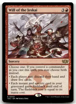 Will of the Jeskai #40 MTG Tarkir Dragonstorm TDC NM X1 - Image 1