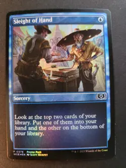 Sleight of Hand NM FOIL PROMO PACK Wilds of Eldraine MTG FREE SHIPPING - Image 1