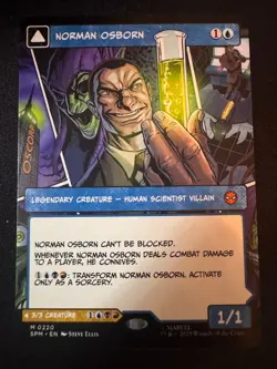 MTG - Norman Osborn (Borderless) M Marvel's Spider-Man 220 - NM - Image 1