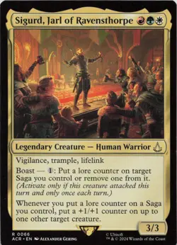 Sigurd, Jarl of Ravensthorpe R Universes Beyond: Assassin's Creed 66 - LP MTG - Image 1