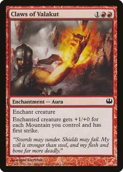 MTG Claws of Valakut ** Duel Decks: Knights vs. Dragons ** English (NM) - Image 1