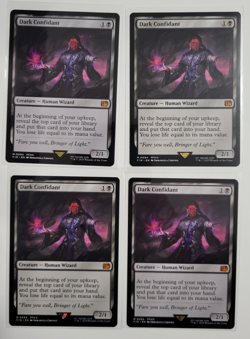 Magic MTG Final Fantasy Dark Confidant 0094 x4 Playset Mythic Rare Non Foil - Image 1