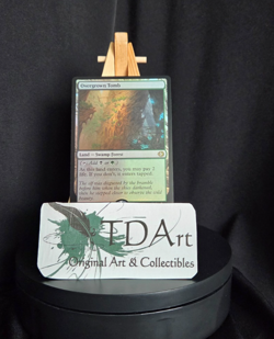 OVERGROWN TOMB ~ NM ~ MTG - 0266 ECL Lorwyn Eclipsed FOIL shock land - Image 1