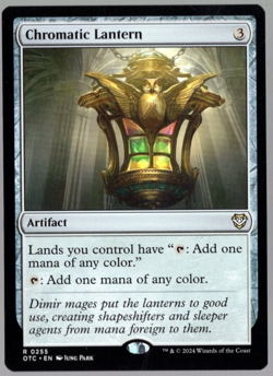 Chromatic Lantern 0255 Non Foil Rare Outlaws of Thunder Junction MTG NM - Image 1