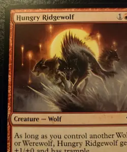 Hungry Ridgewolf 161/277 Common Innistrad: Crimson Vow Magic: The Gathering - Image 2