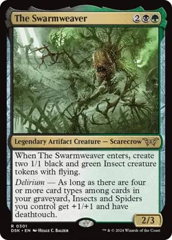 The Swarmweaver (Monster) - Rare - Regular - Duskmourn - 301 - Image 1