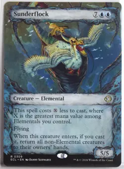 Sunderflock [New, Near Mint] Showcase Art {Lorwyn Eclipsed} - Image 1