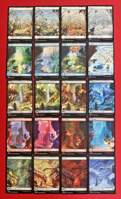 20x Bloomburrow 4 Seasons Full Art Land Set Magic the Gathering MTG - Non-Foil - Image 1