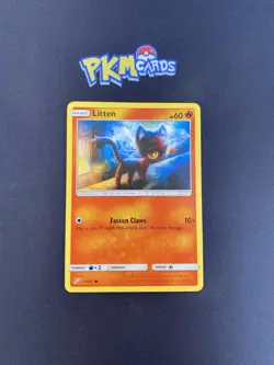 Pokemon TCG Litten Team Up 20/181 Regular LP. - Image 1