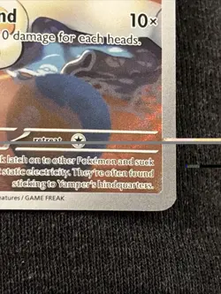 Pokemon Joltik 196/182 SV04: Paradox Rift Illustration Rare Holo Lightning Lp/nm - Image 2